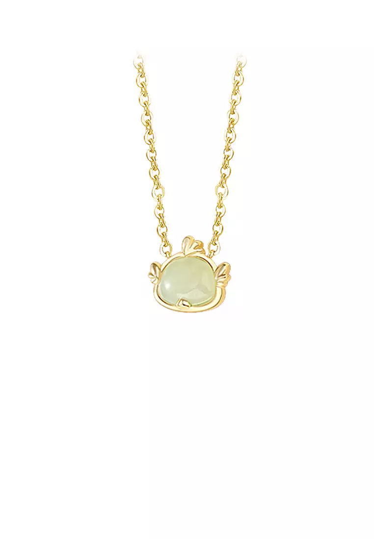 ZITIQUE 925 Sterling Silver Plated Gold Simple and Fashion Twelve