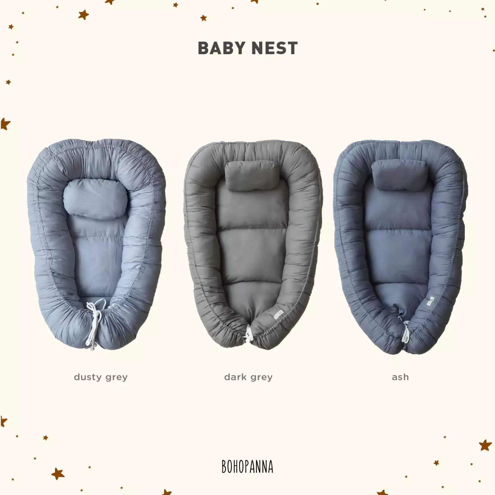 BOHOPANNA - BABY NEST - Bantal Tidur Bayi