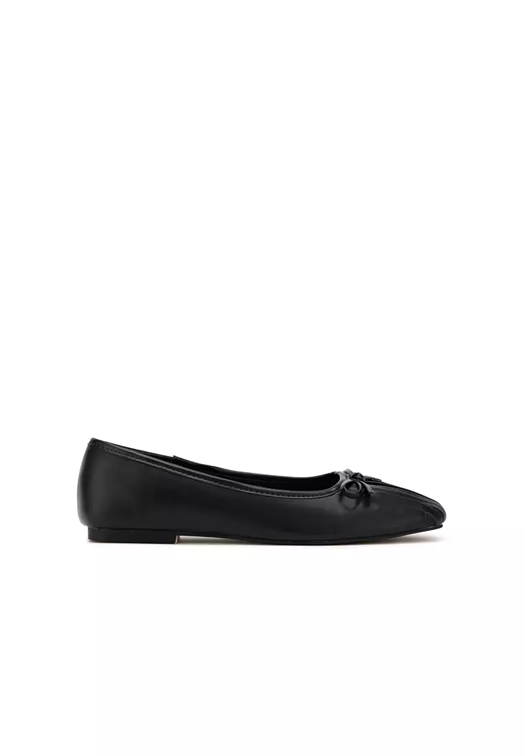 Discount on Nose  shoes - SKU: BOW TIE WITH PADDED FLAT BALLET