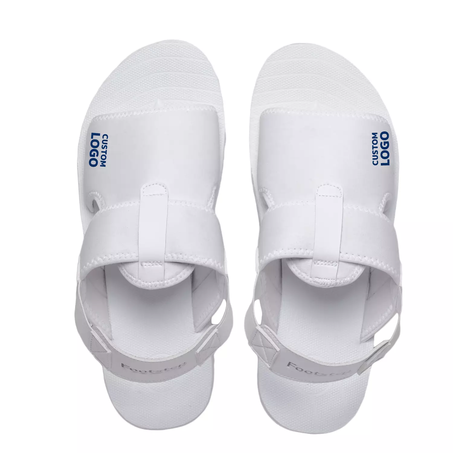 Footstep Footwear Sandal Pria Azhar - White Sendal Lebaran Haji Umroh Umrah Safar Mudik Kasual Anti Slip