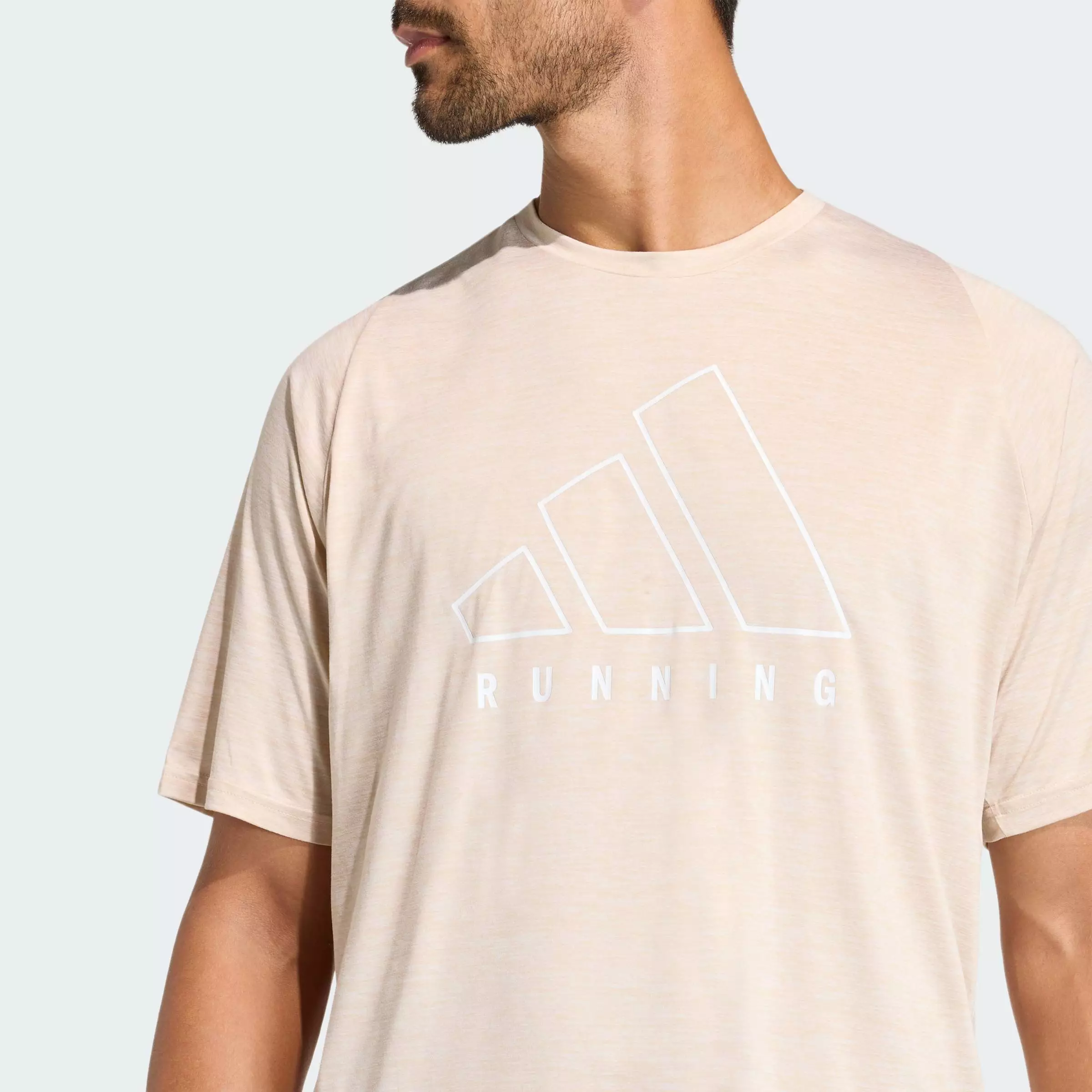 Running adi365 Soft Touch T-Shirt Men Beige KA0313