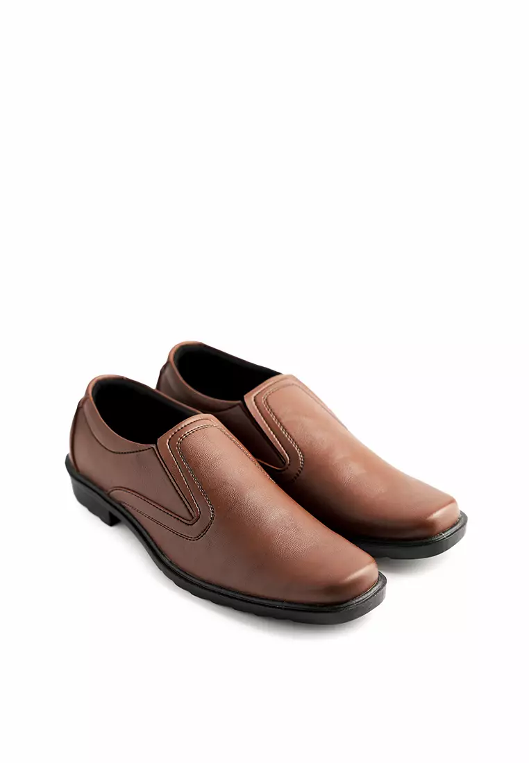 PAULMAY - Sepatu Formal Casual Pria Wina 72 Brown
