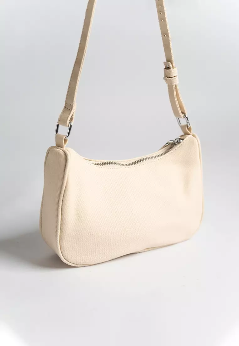 Violet Denim Hobo Bag