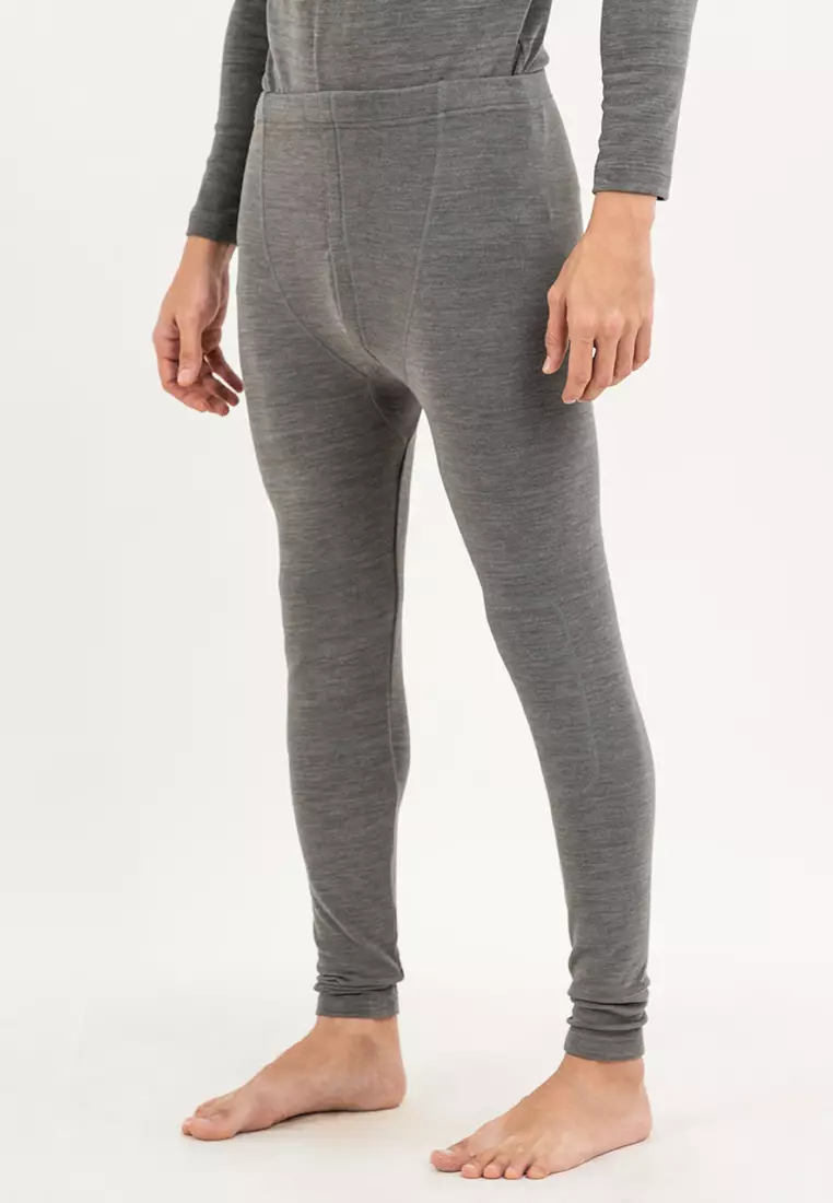 Wool Blend Double Knee Layer Thermal Bottoms