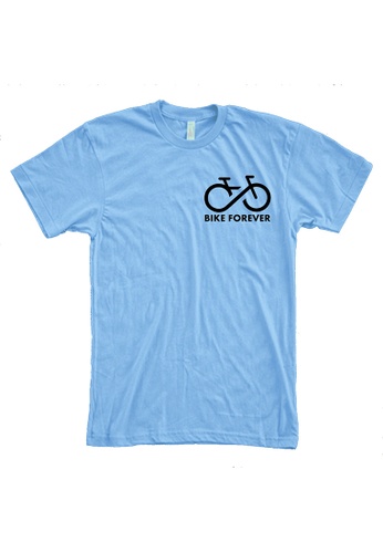 MRL Prints blue Pocket Bike Forever T-Shirt Biker 20CB3AA9680876GS_1