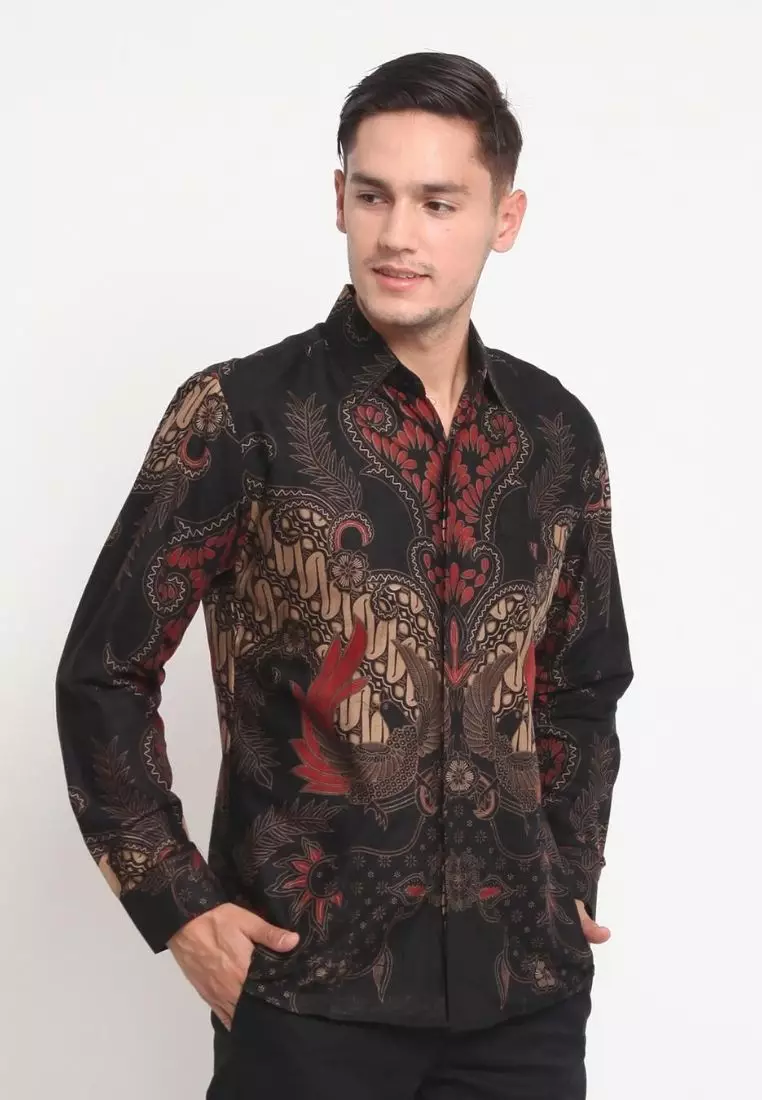 Jual Elegant Batik Bryan Kemeja Batik Pria Premium Slimfit Elegant