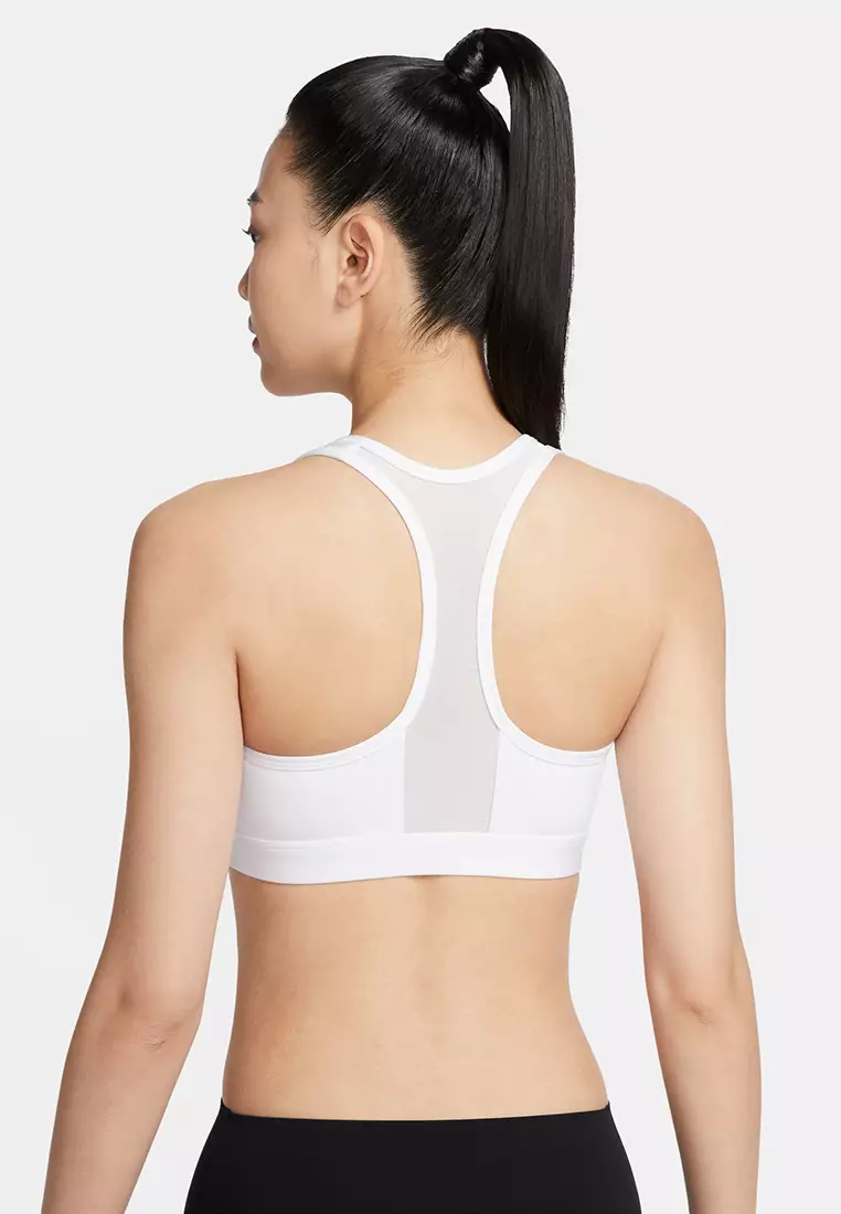Swoosh Front Zip Medium-Support Padded Sports Bra