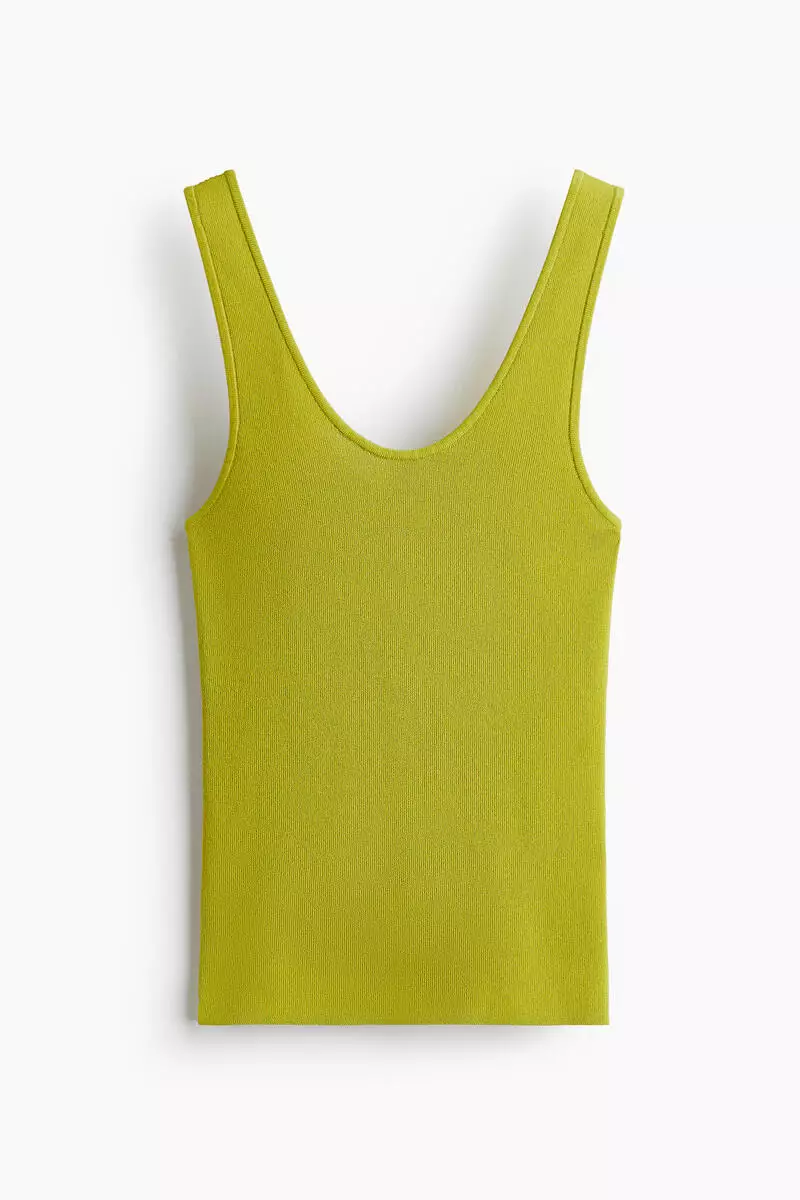 Knitted vest top