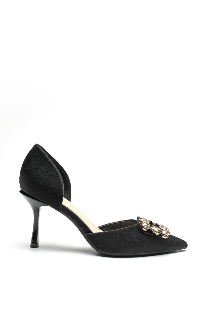 8CM Faux leather Hollow High Heels Shoes IF82308