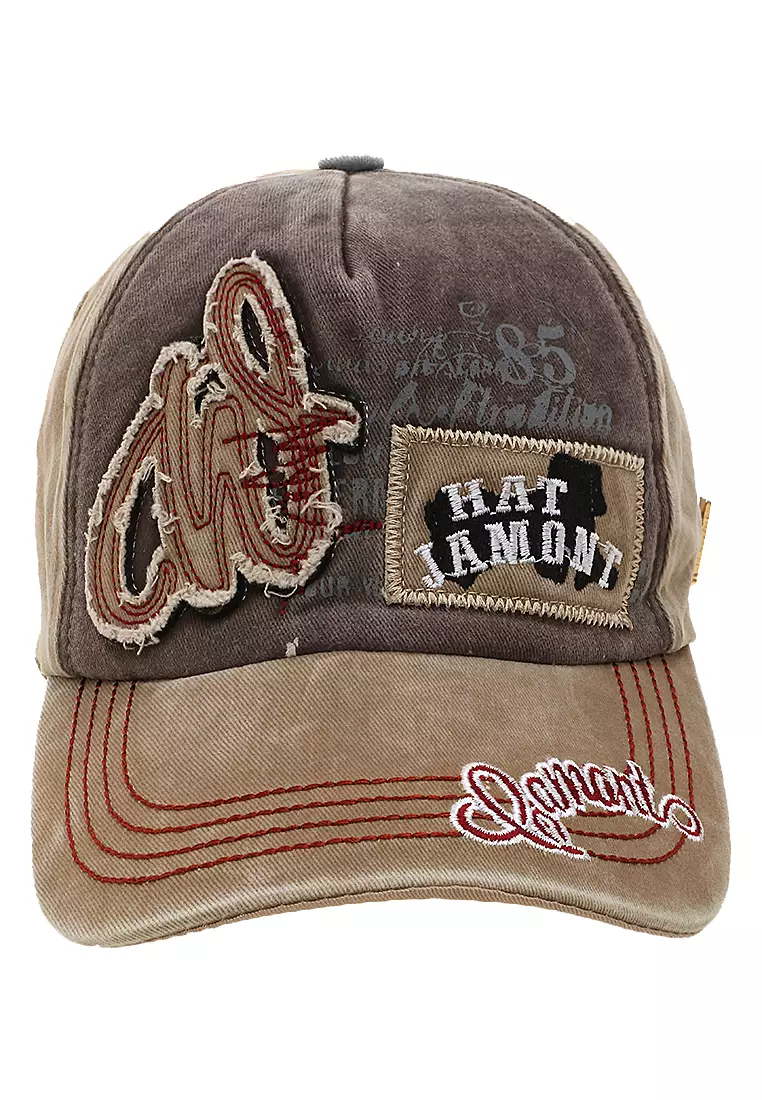 Drsh Topi Cap Baseball Casual Unisex Resizable Strap Stylish Design Material Cotton ORIGINAL - Khaki