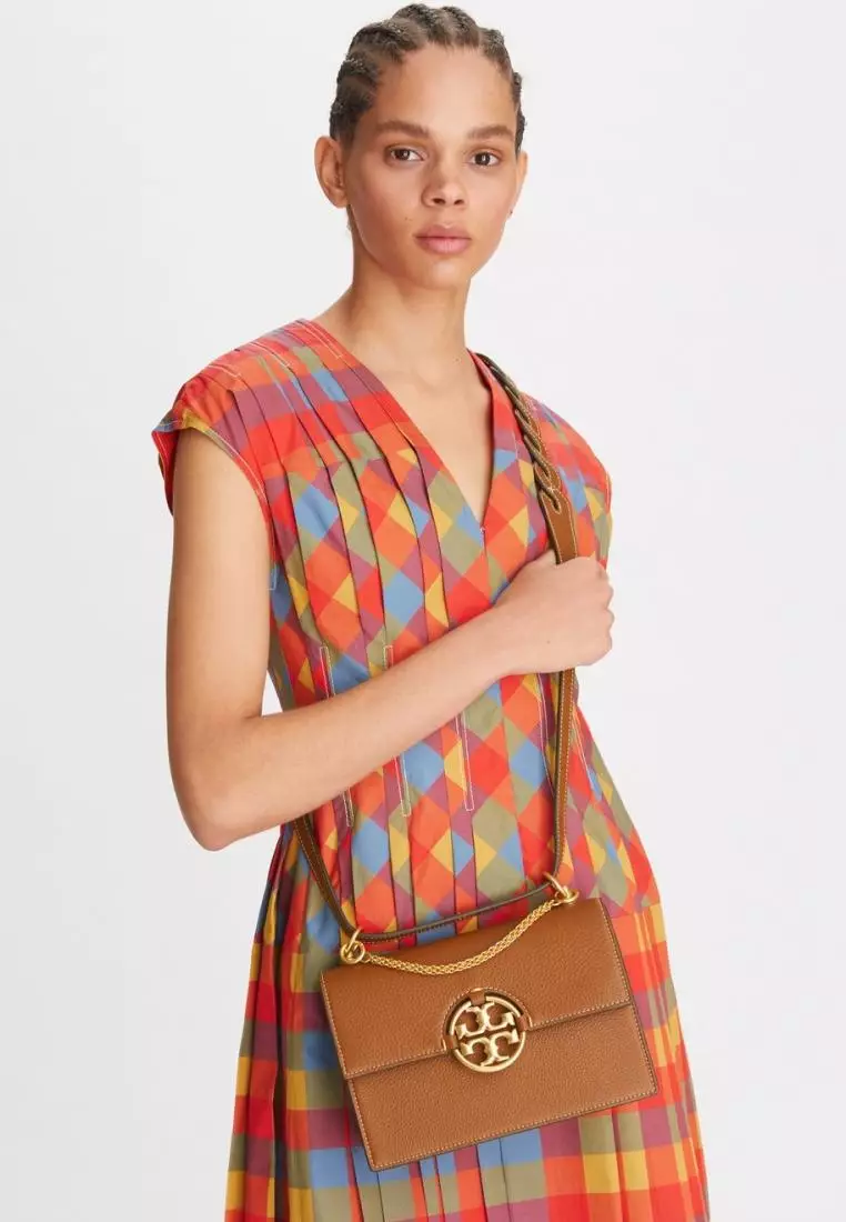 Tory Burch Small Miller Shoulder Bag Light Umber