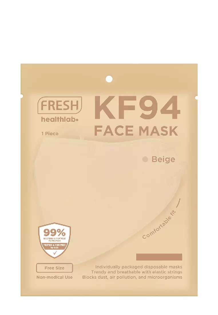 Buy Fresh Philippines Fresh Healthlab+ KF94 Face Mask Beige 2023 Online