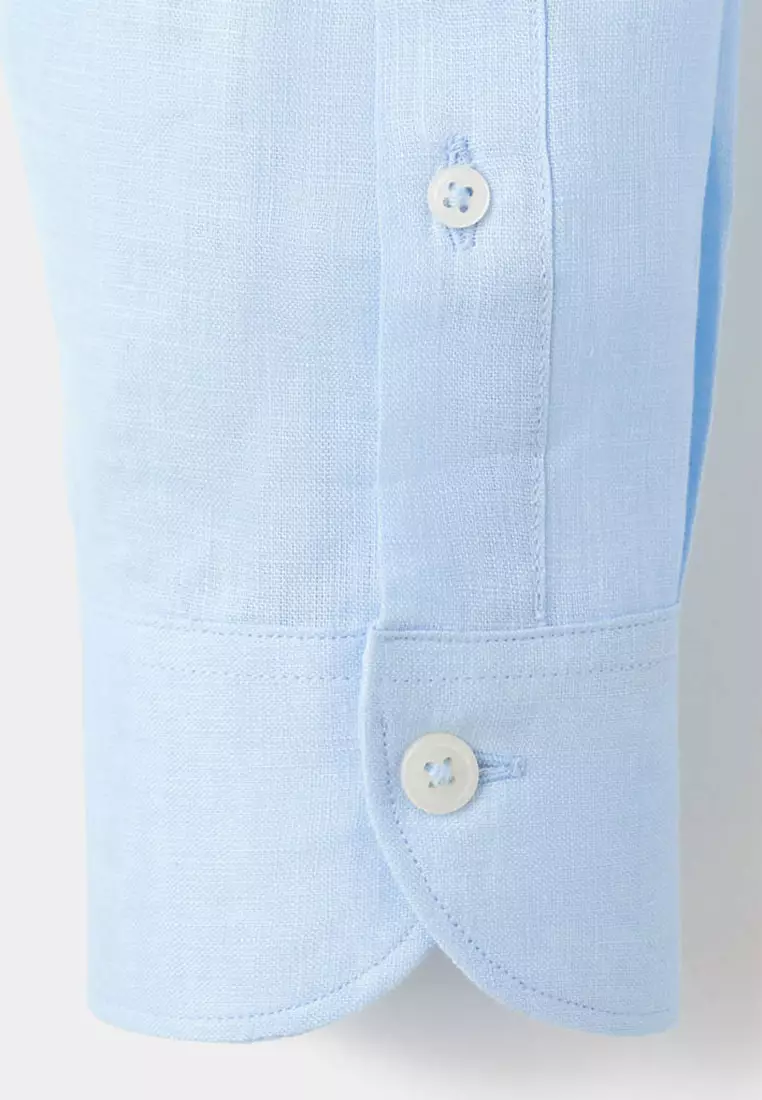 100% Linen Slim-Fit Shirt