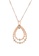 Diamondsmith Diamondsmith 18k  Diamond Lace Pendant in Rose Gold with Necklace D1C39AC07762DCGS_1
