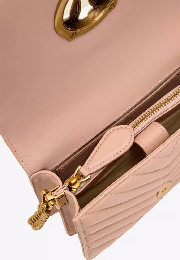 Buy Pinko PINKO Mini Love Bag Click V Quilt Online ZALORA Malaysia