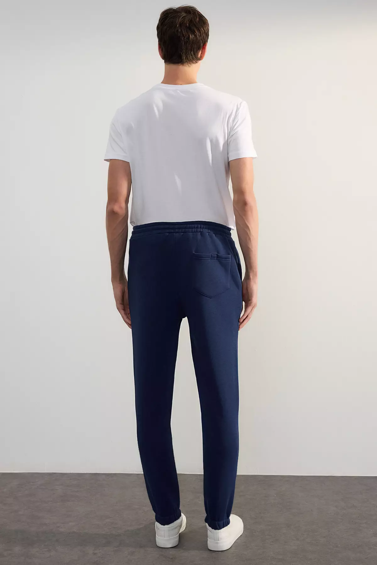 Indigo Unisex Regular/Normal Cut Leg Elasticated Polar Fleece/Warm Sweatpants