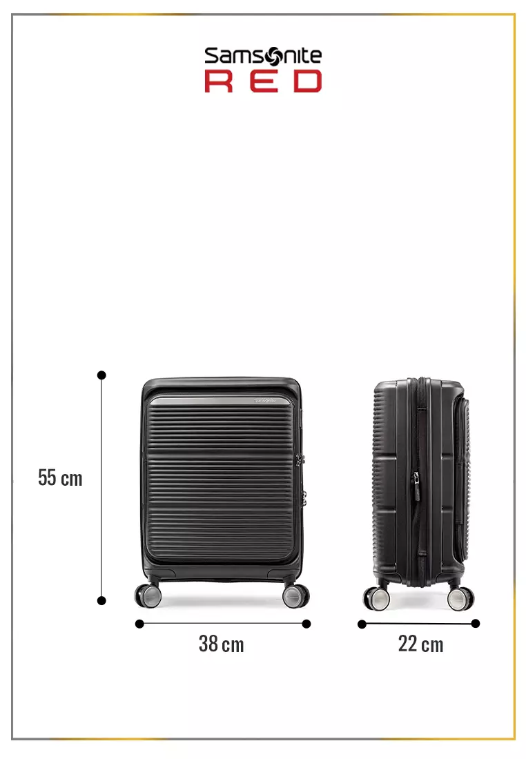 Samsonite Koper Hardcase Paralux HS Cabin 20 Inch EXP Global Co - Black