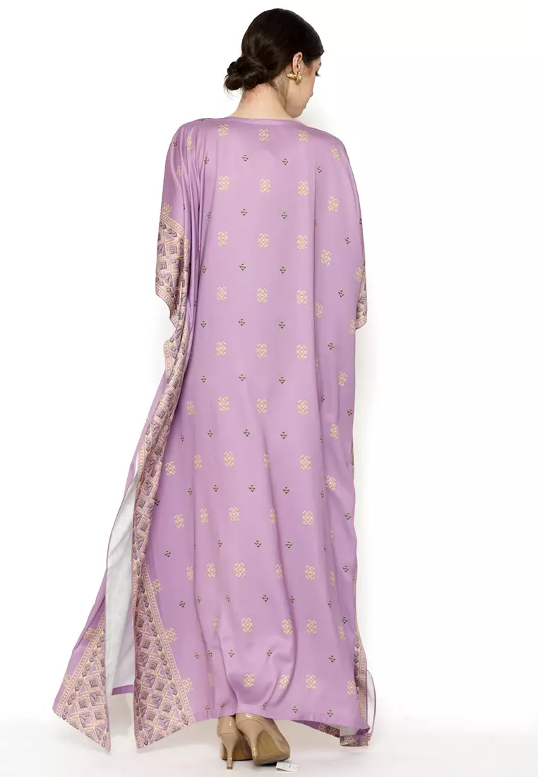 Kanzi Exclusive Short Sleeve Songket Kaftan