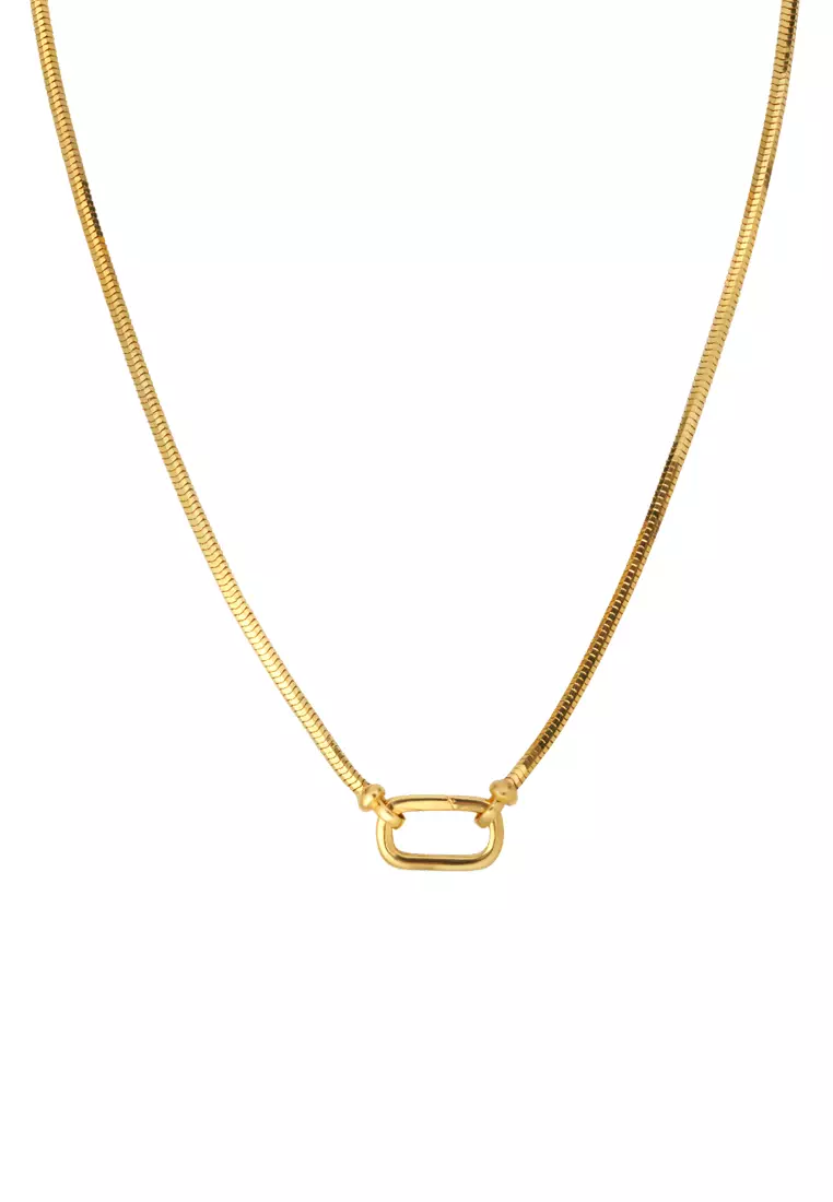TOMEI Lusso Italia Chomel Necklace, Yellow Gold 916