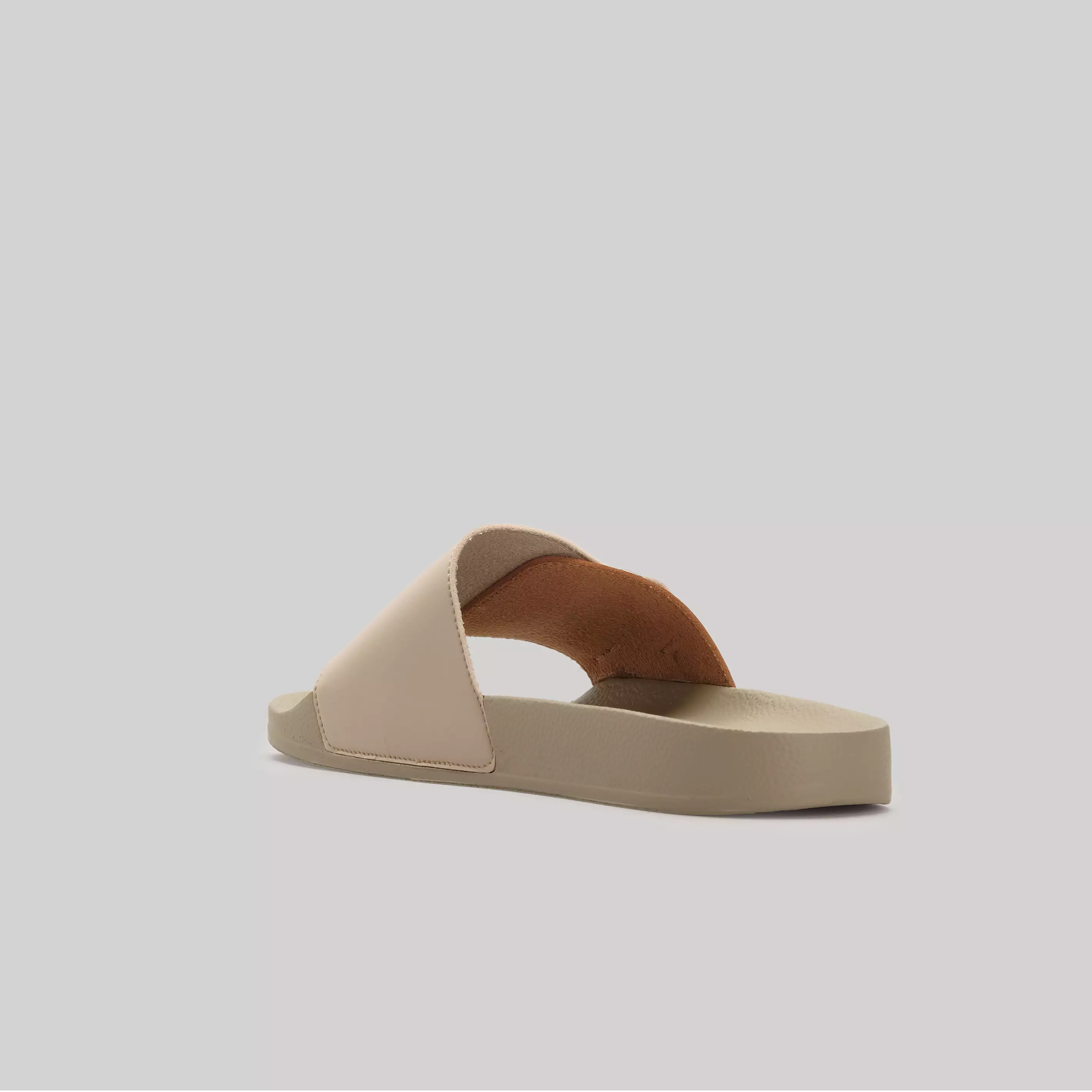 Cogen Sendal Pria Slide Casual Slip On Slop Nano Series Creme Warna Nano Creme