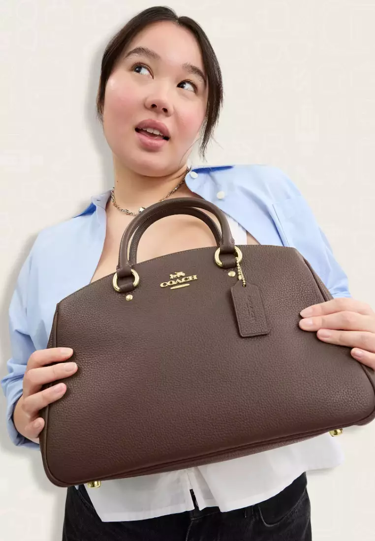 Coach Savannah Carryall Bag Dark Stone