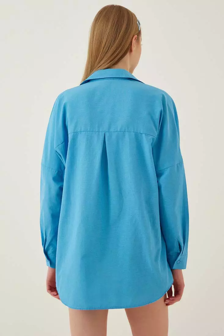 Oversize Long Basic Shirt