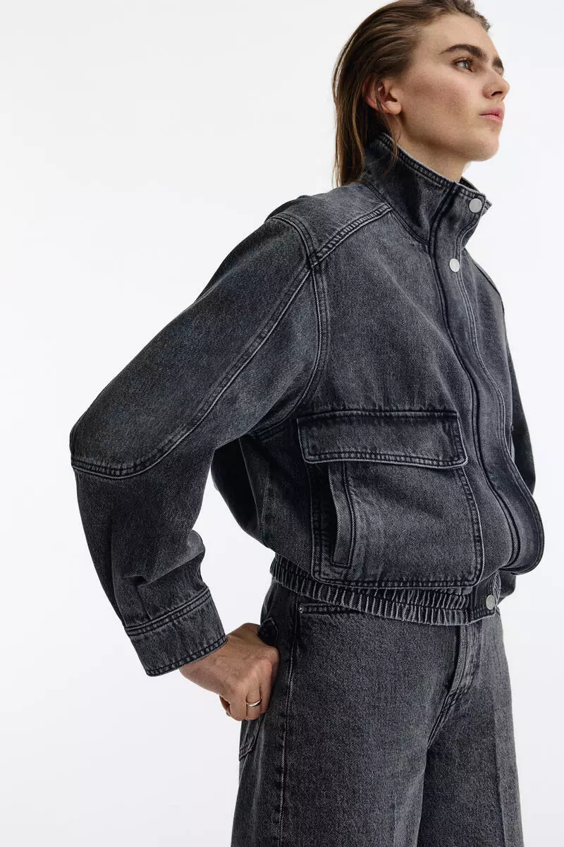 Oversized denim jacket