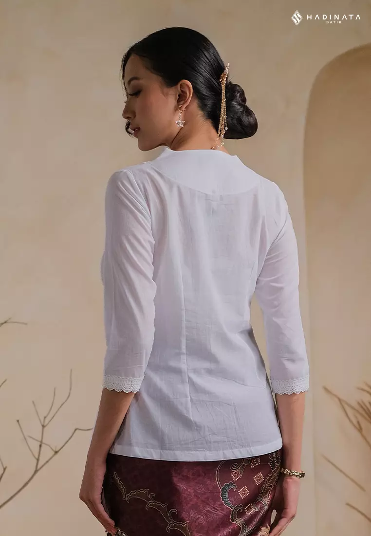 Hadinata Batik Wanita Kebaya Griva White