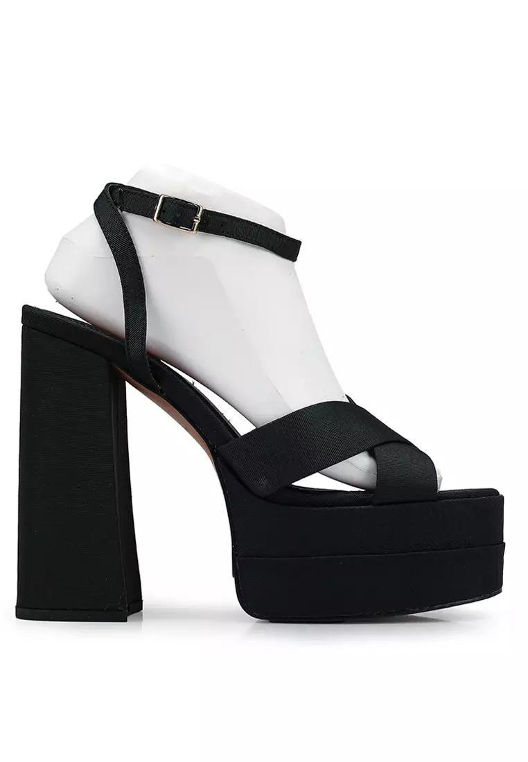 Discount on Asos Design  shoes - SKU: Nika Platform Heeled Sandals