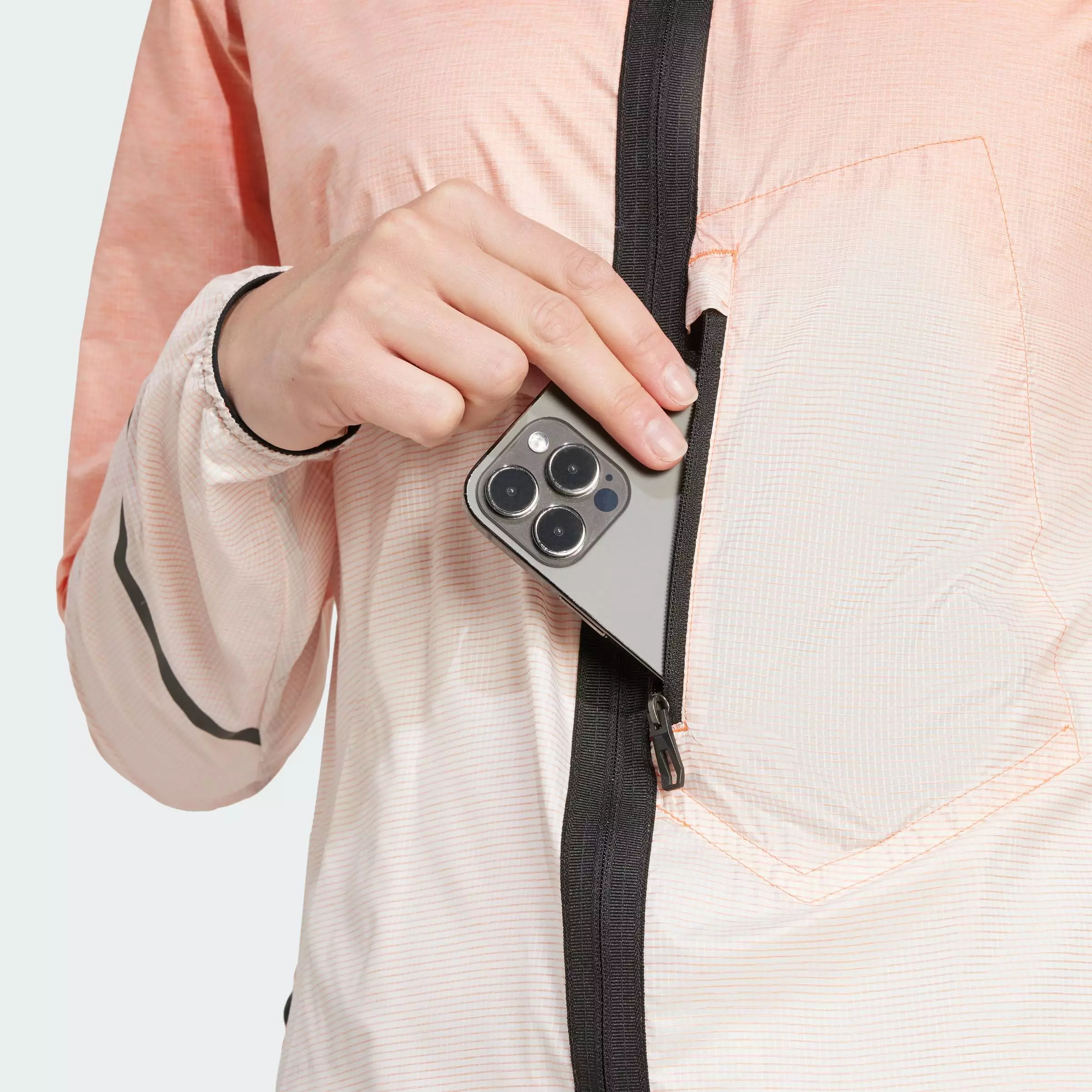 Hiking Terrex Xperior Light Windweave Jacket Women Orange IT3435