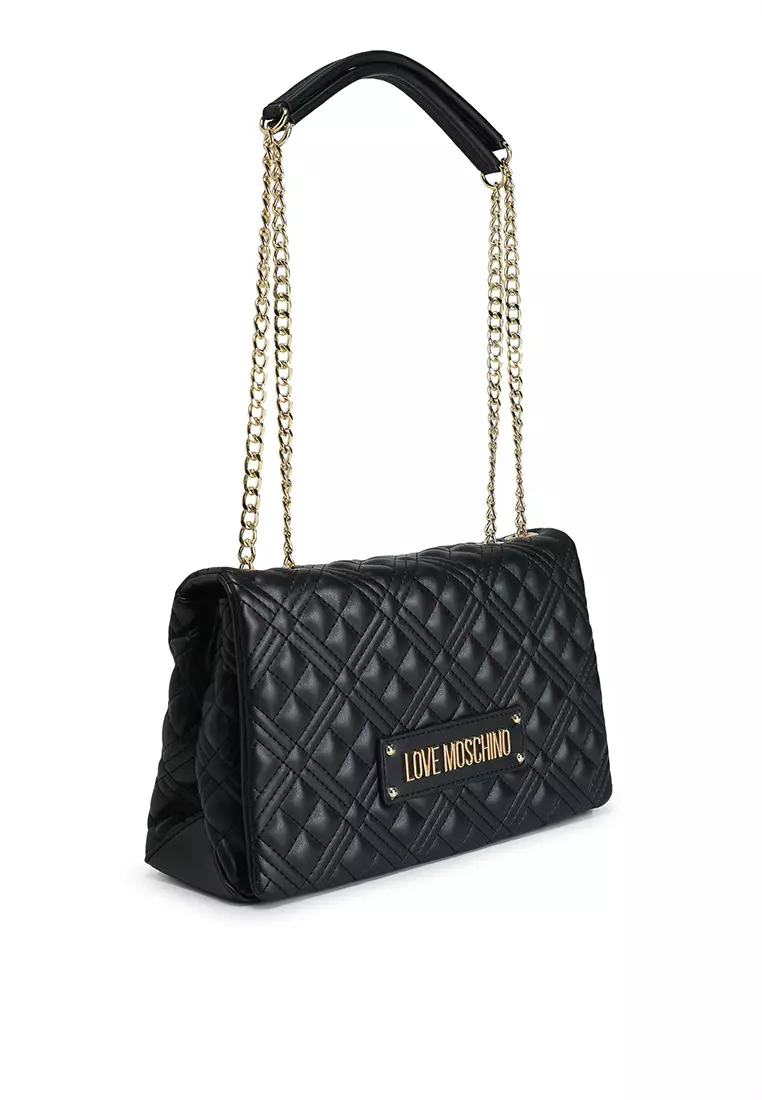 Logo Quilted Shoulder Bag (tr)