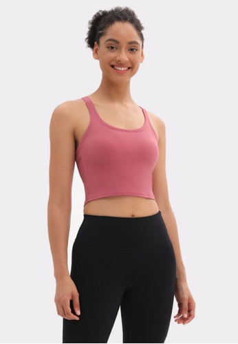 B-Code red YGA1020_Red_Lady Quick Drying Running Fitness Yoga Sports Tank Top 3E103AAA2EDBF8GS_1
