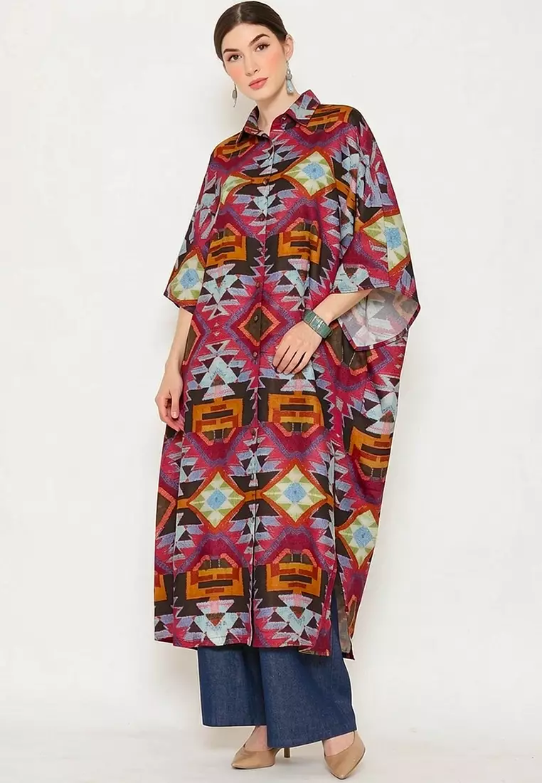 Kanzi Collared Kaftan