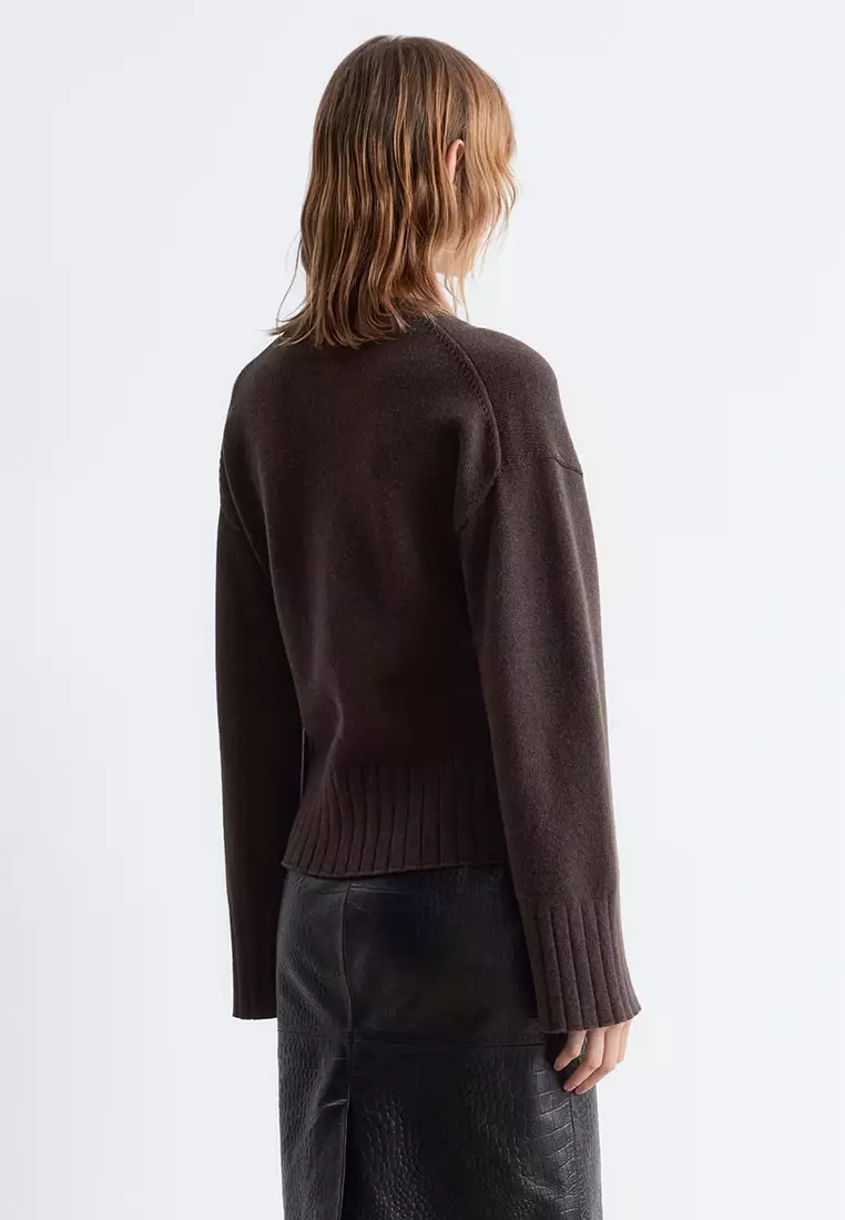 Tapered Knit Cardigan