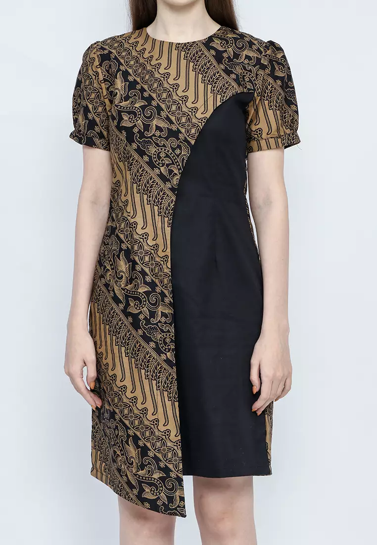 MY AKSA BATIK WANITA DRESS LAURA LIONEL LIONA