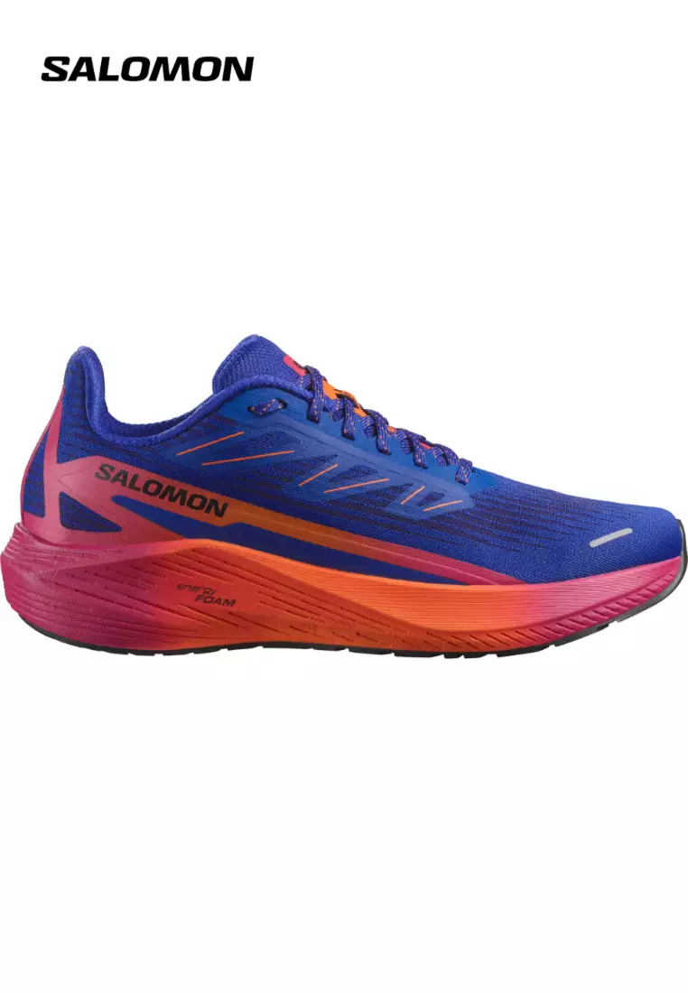 Discount on Salomon  shoes - SKU: AERO BLAZE 2 ISD Men Road Running Shoes in Dragon Fire