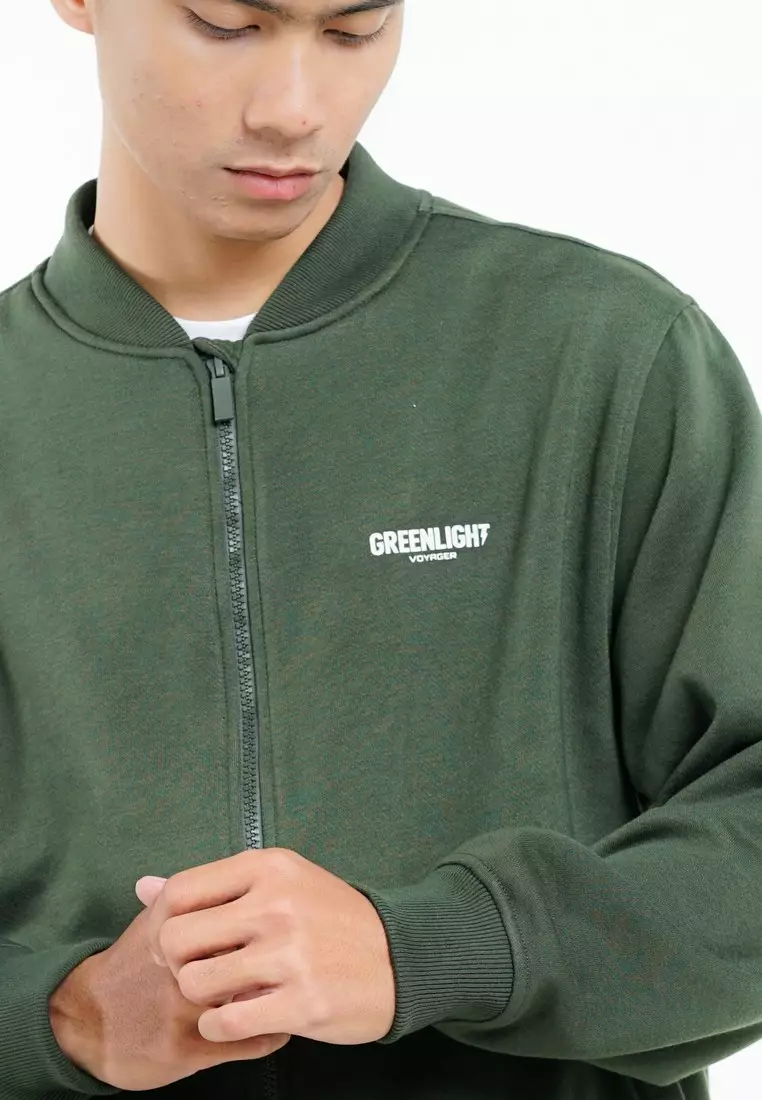 Greenlight Voyager Men's Bomber Jacket Regular Fit Fleece Radion C030825