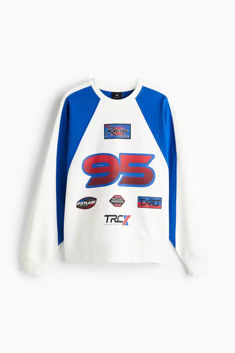 Oversized Fit Printed sweatshirt