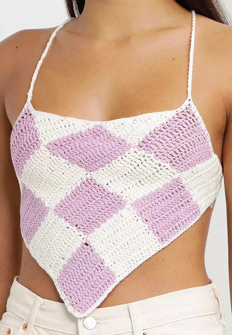 Cancun Crochet Halter Top