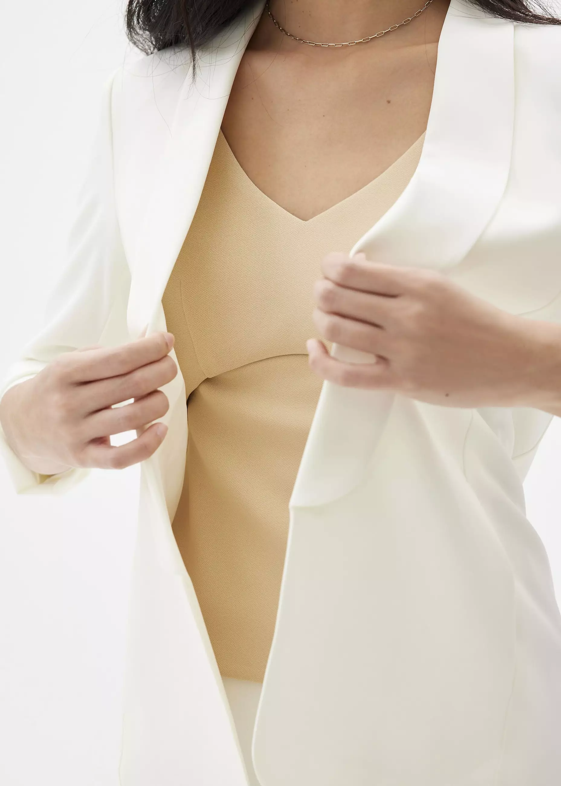 Blazer Wanita - Mili Shawl Collared Blazer