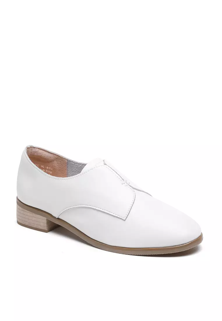 Round Toe Leather Boat Shoes TH118-26