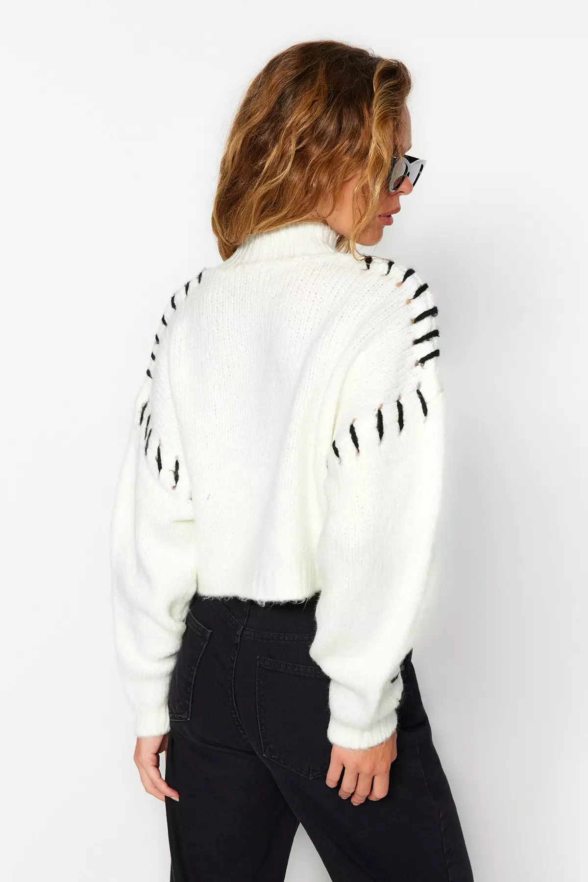 Yarn Detailed Knitwear Sweater