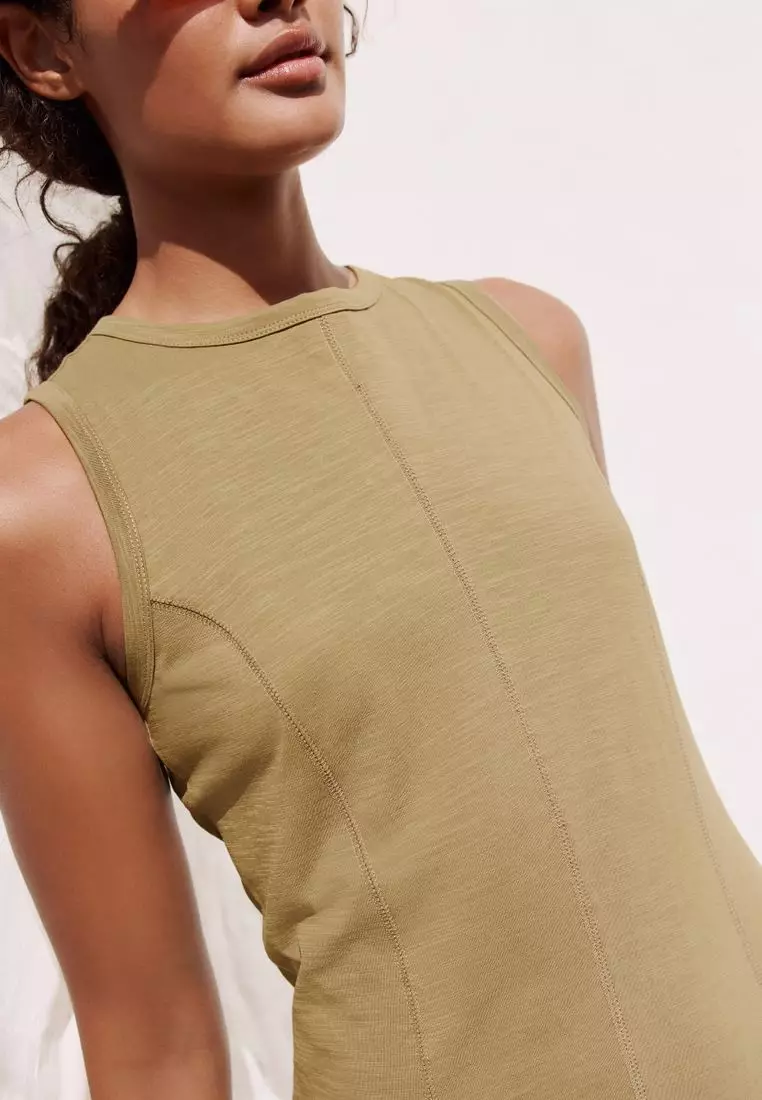 100% Cotton Maxi Jersey Dress