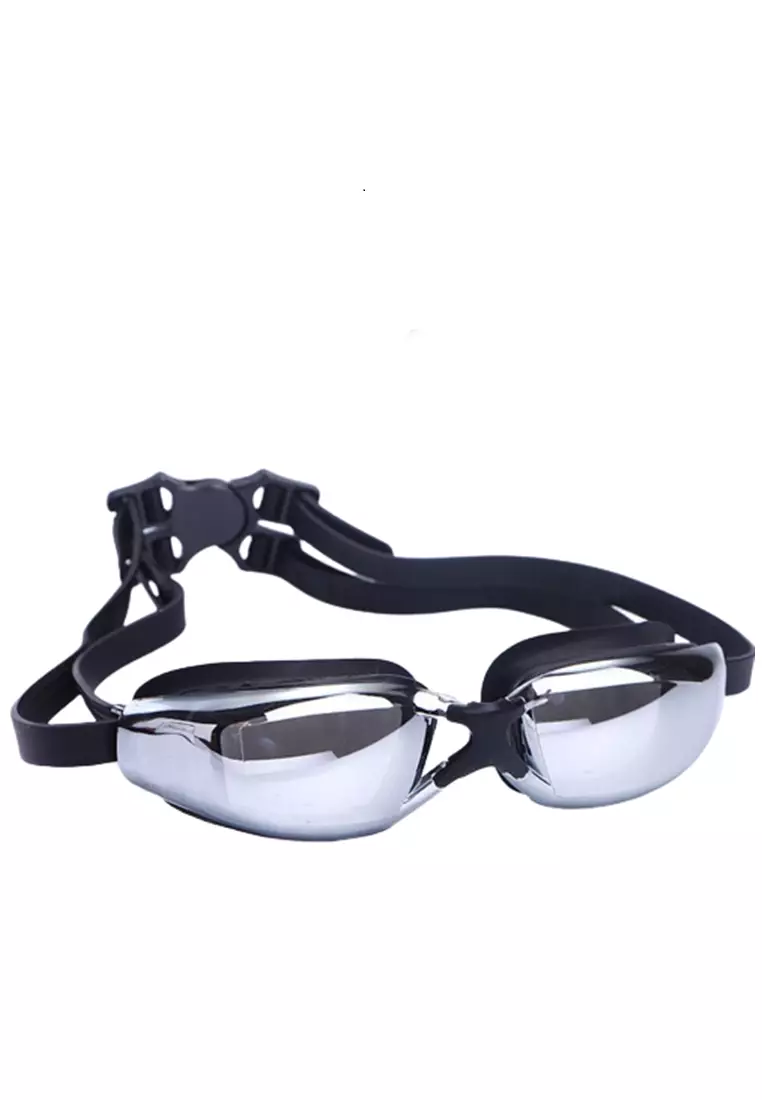 Qanic Kacamata Renang Anti Fog UV Protection Dewasa Perfect Design Lens Material PC ORIGINAL - Black