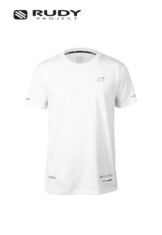 Emblem Logo Active Tee in White