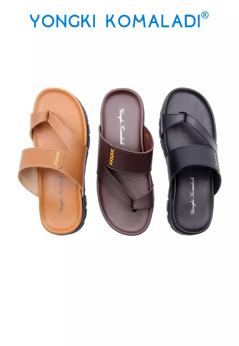YONGKI KOMALADI SPENCER SANDAL OL-ESRF486-BE CAMEL