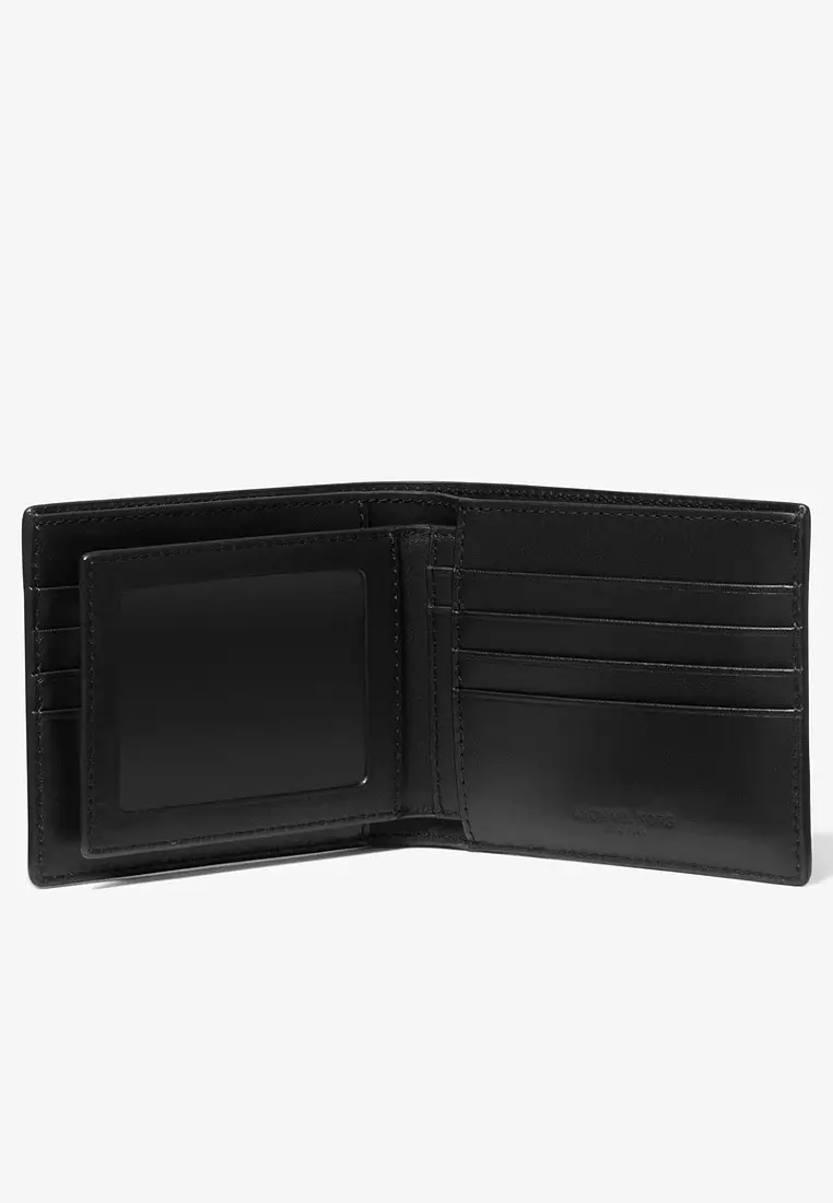 Men Cooper Billfold with Passcase - Signature Dark Brown