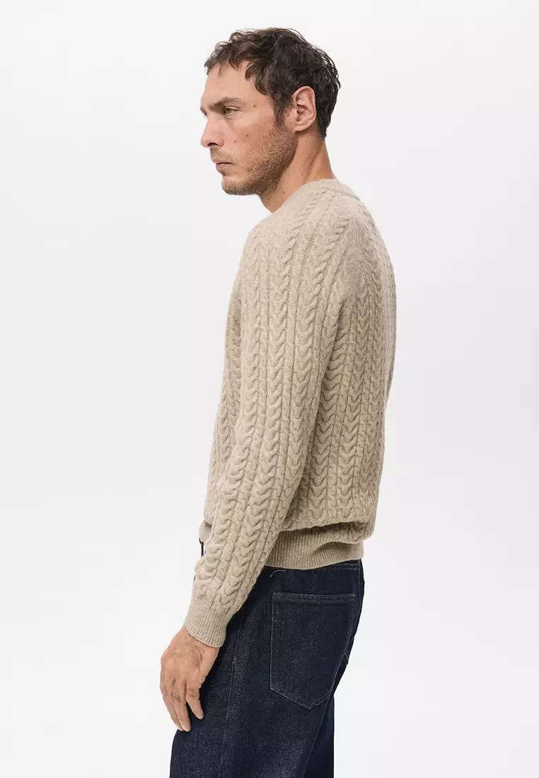 Braided Knitted Sweater