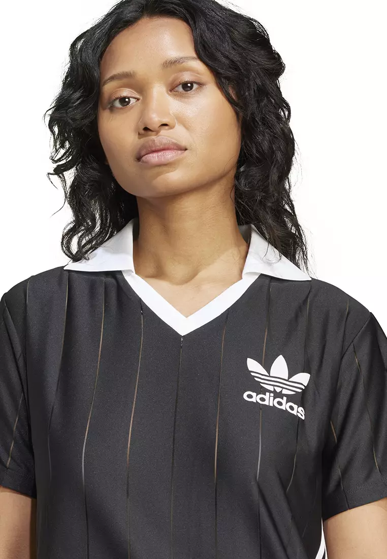 Adicolor 3 Stripe Pinstripe Dress