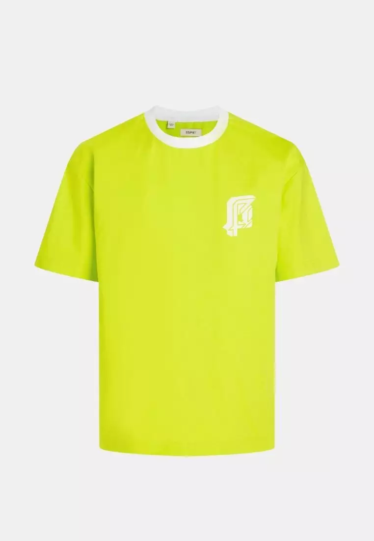 Buy ESPRIT ESPRIT Relaxed Fit Neon Print Tee Online | ZALORA Malaysia